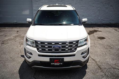 White Platinum Clearcoat Metallic 2017 Ford Explorer Limited