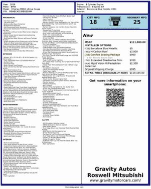 2019 BMW M850 xDrive