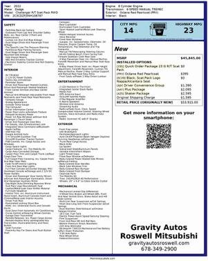 2022 Dodge Challenger R/T Scat Pack