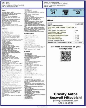 2022 Dodge Challenger R/T Scat Pack