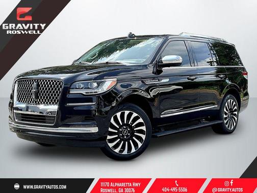 Infinite Black Metallic Clearcoat 2022 Lincoln Navigator Black Label
