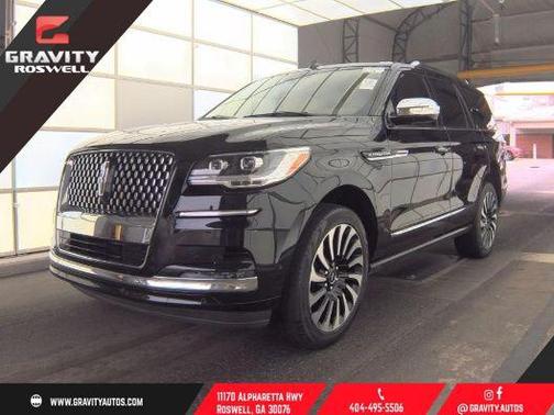 Infinite Black Metallic Clearcoat 2022 Lincoln Navigator Black Label