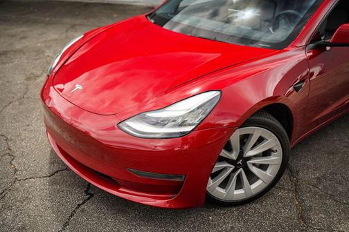 Red Multi-Coat 2022 Tesla Model 3 Standard Range