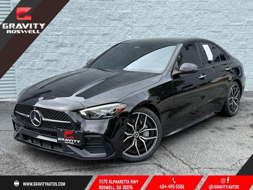 Obsidian Black Metallic 2023 Mercedes-Benz C-Class Sedan