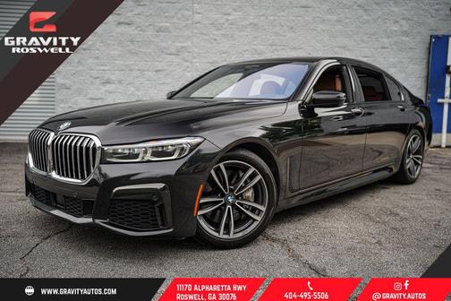 Black Sapphire Metallic 2022 BMW 750 i xDrive