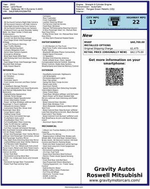 2022 Land Rover Defender 90 X-Dynamic S