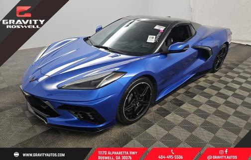 Elkhart Lake Blue Metallic 2022 Chevrolet Corvette Stingray w/3LT