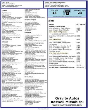 Emerald Green Metallic 2023 Mercedes-Benz GLS 450 4MATIC