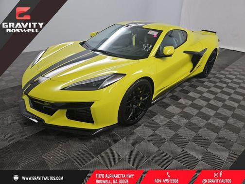 Accelerate Yellow Metallic 2023 Chevrolet Corvette Z06