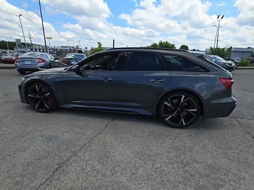 Gray 2021 Audi RS 6 Avant 4.0T