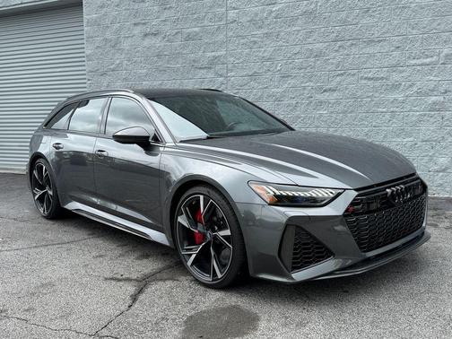 Gray 2021 Audi RS 6 Avant 4.0T