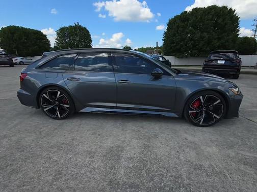 Gray 2021 Audi RS 6 Avant 4.0T