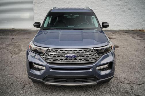 Blue Metallic 2021 Ford Explorer Limited