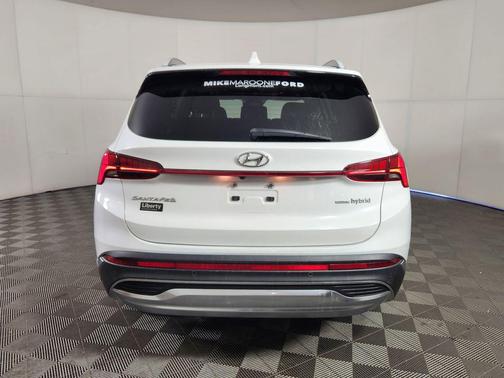Quartz White 2022 Hyundai SANTA FE HEV SEL Premium
