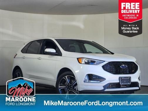 Star White Metallic Tri-Coat 2023 Ford Edge ST
