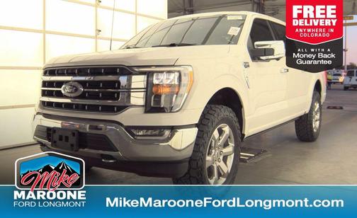 Star White Metallic Tri-Coat 2023 Ford F-150 Lariat