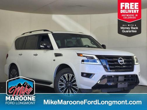 Aspen White TriCoat Pearl 2022 Nissan Armada SL 4WD