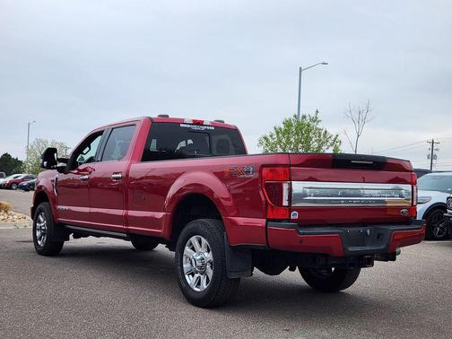 Rapid Red Metallic Tinted Clearcoat 2022 Ford F-350 Platinum