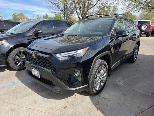 Midnight Black Metallic 2022 Toyota RAV4 XLE Premium