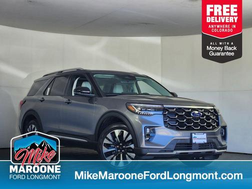 Carbonized Gray Metallic 2026 Ford Explorer Platinum