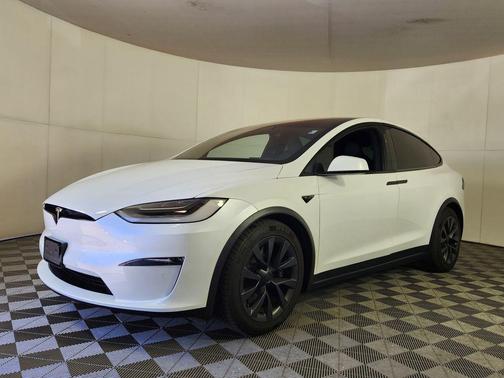 Pearl White Multi-Coat 2022 Tesla Model X Dual Motor All-Wheel Drive