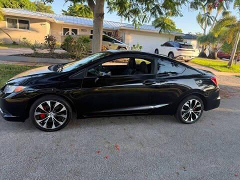 Crystal Black Pearl 2013 Honda Civic Si
