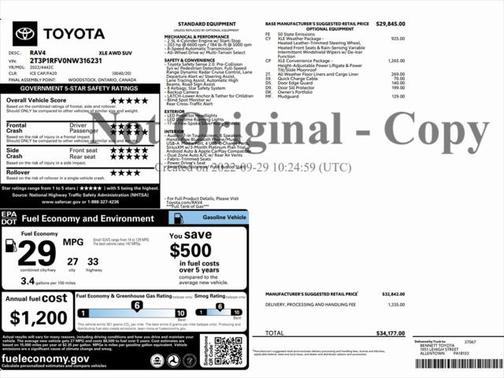2022 Toyota RAV4 XLE