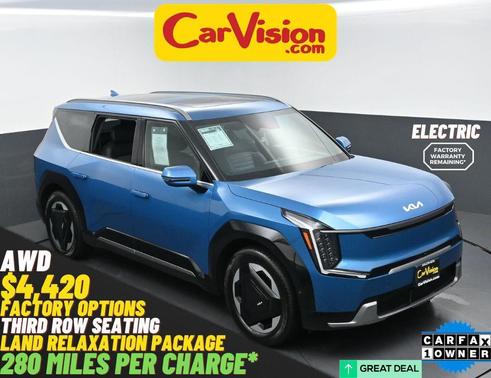 Ocean Blue 2024 Kia EV9 Land