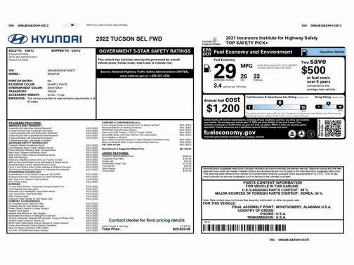 2022 Hyundai TUCSON SEL