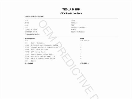 2018 Tesla Model S 75D