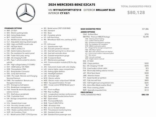 2024 Mercedes-Benz Sprinter 2500 High Roof