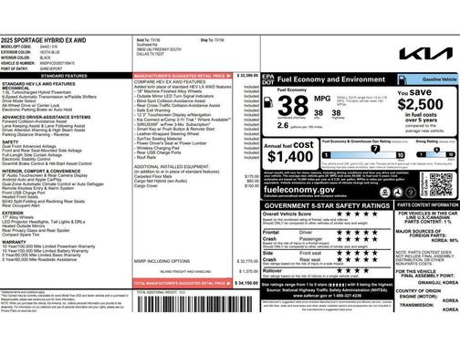 2025 Kia Sportage Hybrid EX