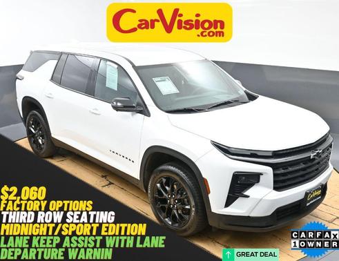 Summit White 2024 Chevrolet Traverse LS