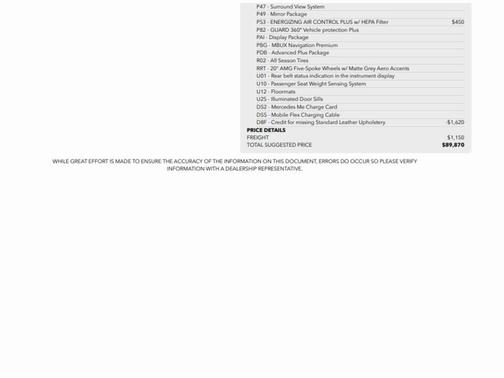 2023 Mercedes-Benz EQE 500 4MATIC