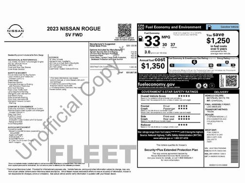 2023 Nissan Rogue SV