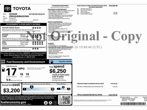 2024 Toyota 4Runner TRD Off Road