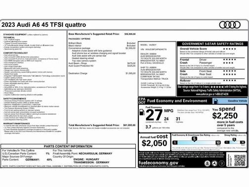 2023 Audi A6 45 Premium