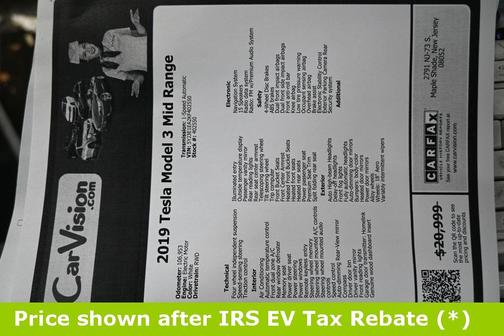 2019 Tesla Model 3 Standard Range Plus