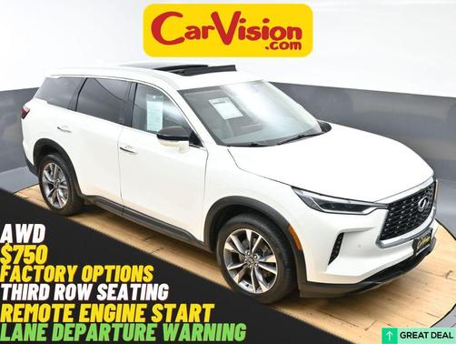 Majestic White 2023 INFINITI QX60 Luxe