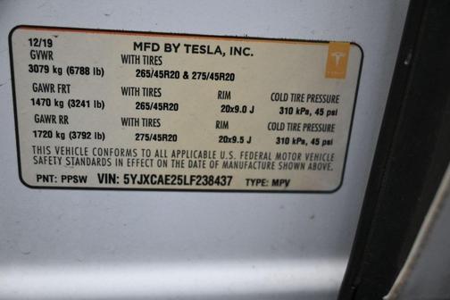 2020 Tesla Model X Long Range Dual Motor All-Wheel Drive