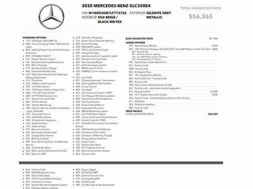 2020 Mercedes-Benz GLC 350e 4MATIC