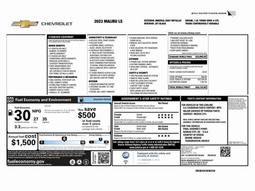 2023 Chevrolet Malibu 1LS