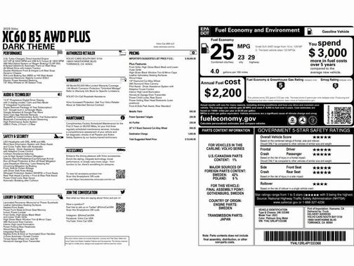 2023 Volvo XC60 B5 Plus Dark Theme