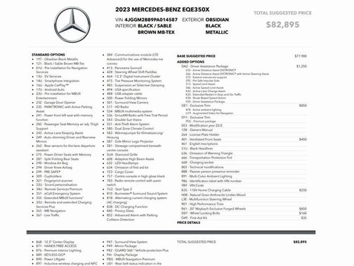 2023 Mercedes-Benz EQE 350+ Base