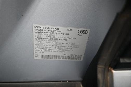 2022 Audi e-tron Sportback S line Premium Plus