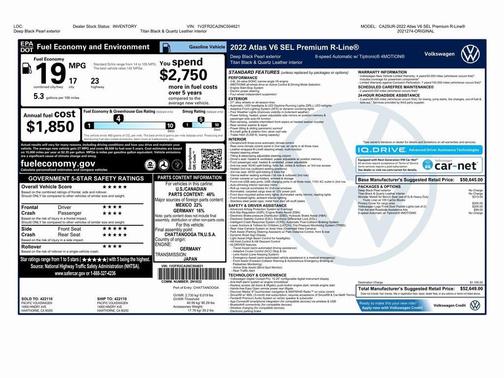 2022 Volkswagen Atlas 3.6L SEL Premium