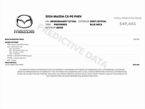 2024 Mazda CX-90 PHEV Preferred