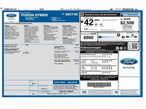 2017 Ford Fusion Hybrid S