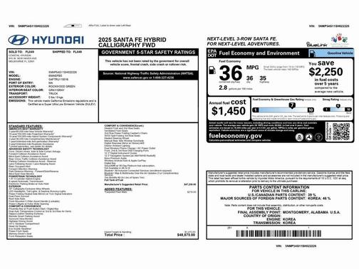 2025 Hyundai SANTA FE Calligraphy
