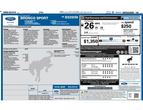 2022 Ford Bronco Sport Big Bend